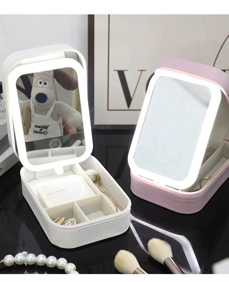 LED mirror jewelry box(mikko, keroppi, miffy, little twin stars)